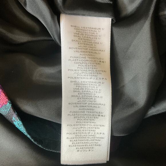 Adrianna Papell Floral Print Fit and Flare Mini Cocktail Dress Black Size 8 - Picture 10 of 12